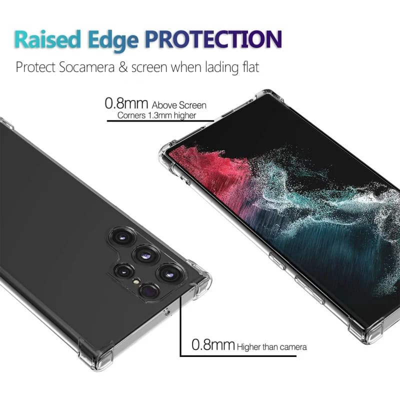 کاور Kapsooli گوشی موبایل سامسونگ Galaxy S22 Ultra 5G + محافظ صفحه نمایش