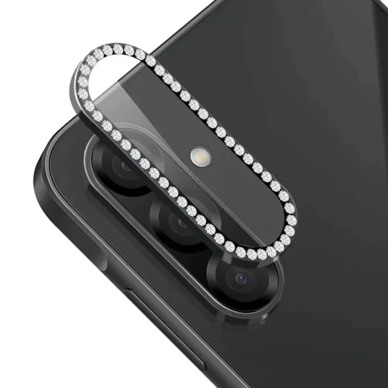 محافظ لنز دوربین نگینی مناسب برای موبایل سامسونگ Galaxy A56