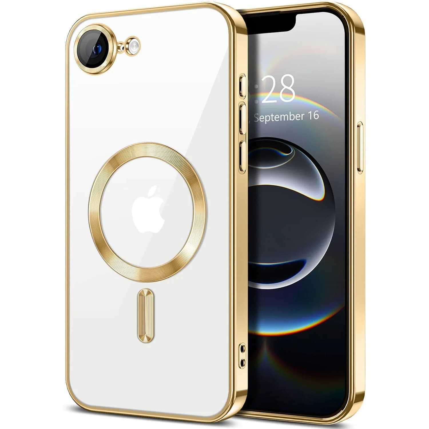 کاور مگ سیف با لنز مناسب برای گوشی موبایل اپل iPhone 16e