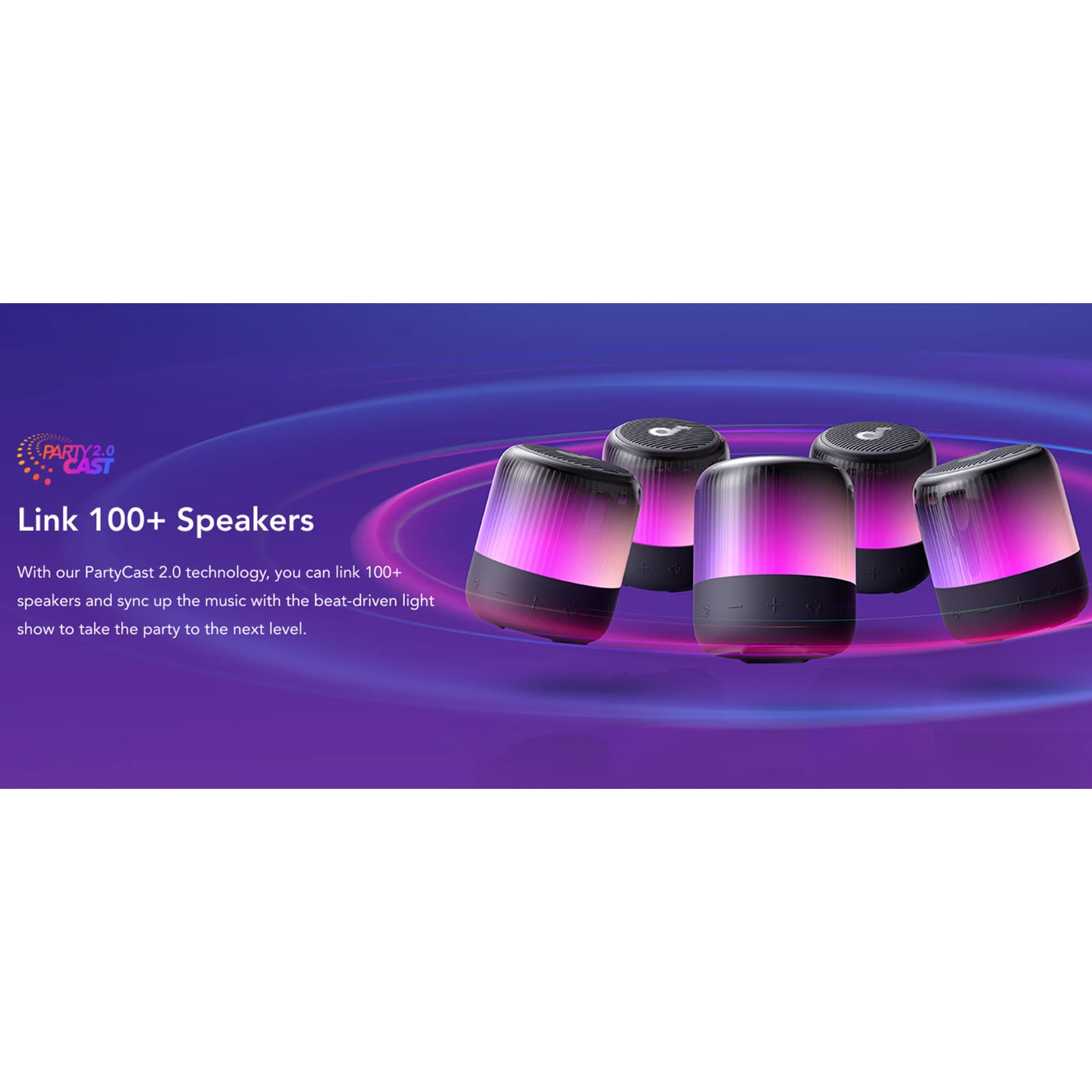 اسپیکر بلوتوثی قابل حمل انکر مدل Glow Mini A3136011