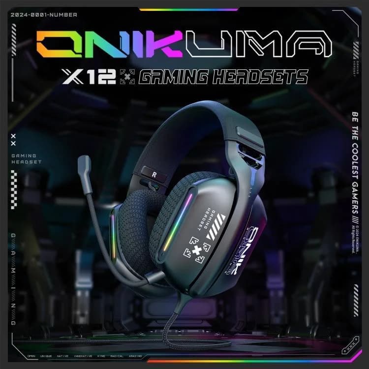 هدست گیمینگ اونیکوما مدل X12 RGB