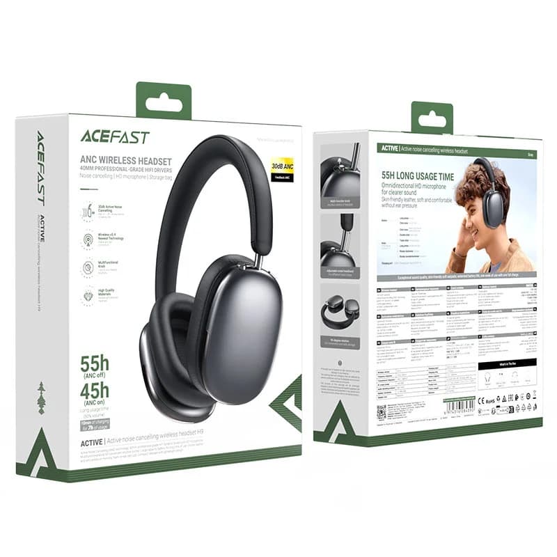 هدست بلوتوثی ایس فست مدل ERF AUDIO H9 ANC