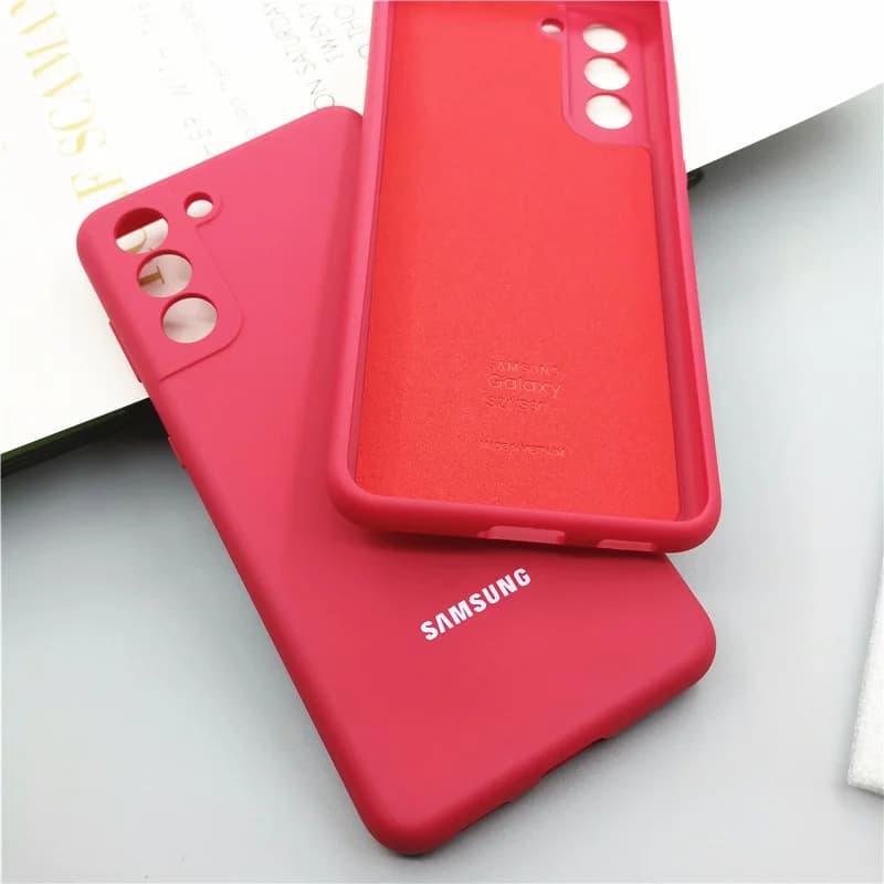 کاور سیلیکون موبایل سامسونگ Galaxy S21 Fe به همراه محافظ صفحه نمایش SuperD